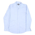BOSS Mens Blue Shirt M Cotton Blend Classic Formal Button Down