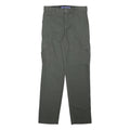 DICKIES Mens Classic Green Cargo Trousers W30 L31 Workwear Zip Closure