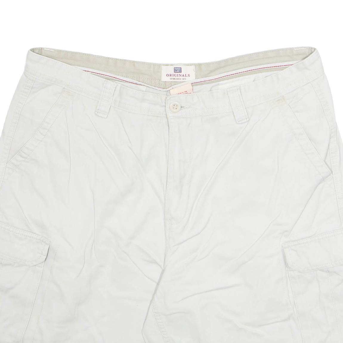ORIGINALS Mens Cargo Shorts Grey XL W36