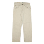 WRANGLER Mens Jeans Beige Regular Straight Denim Light W29 L27 Classic Style