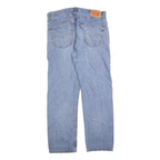 LEVI'S 505 Mens Jeans Blue Regular Straight Denim Medium W36 L32 Classic Fit Zip