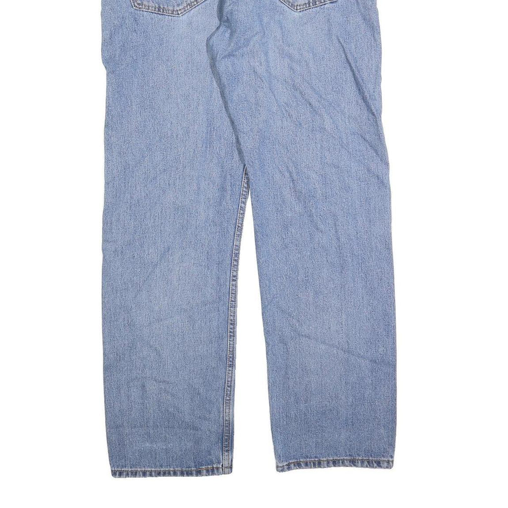 LEVI'S 505 Mens Jeans Blue Regular Straight Denim Medium W36 L32 Classic Fit Zip