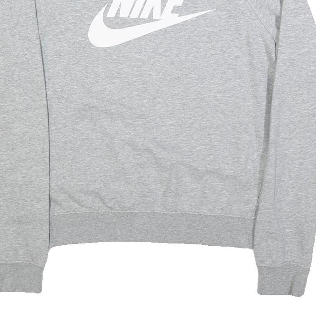 NIKE Mens Grey Crew Neck Sweatshirt XS Cotton Blend Sports Casual