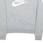 NIKE Mens Grey Crew Neck Sweatshirt XS Cotton Blend Sports Casual