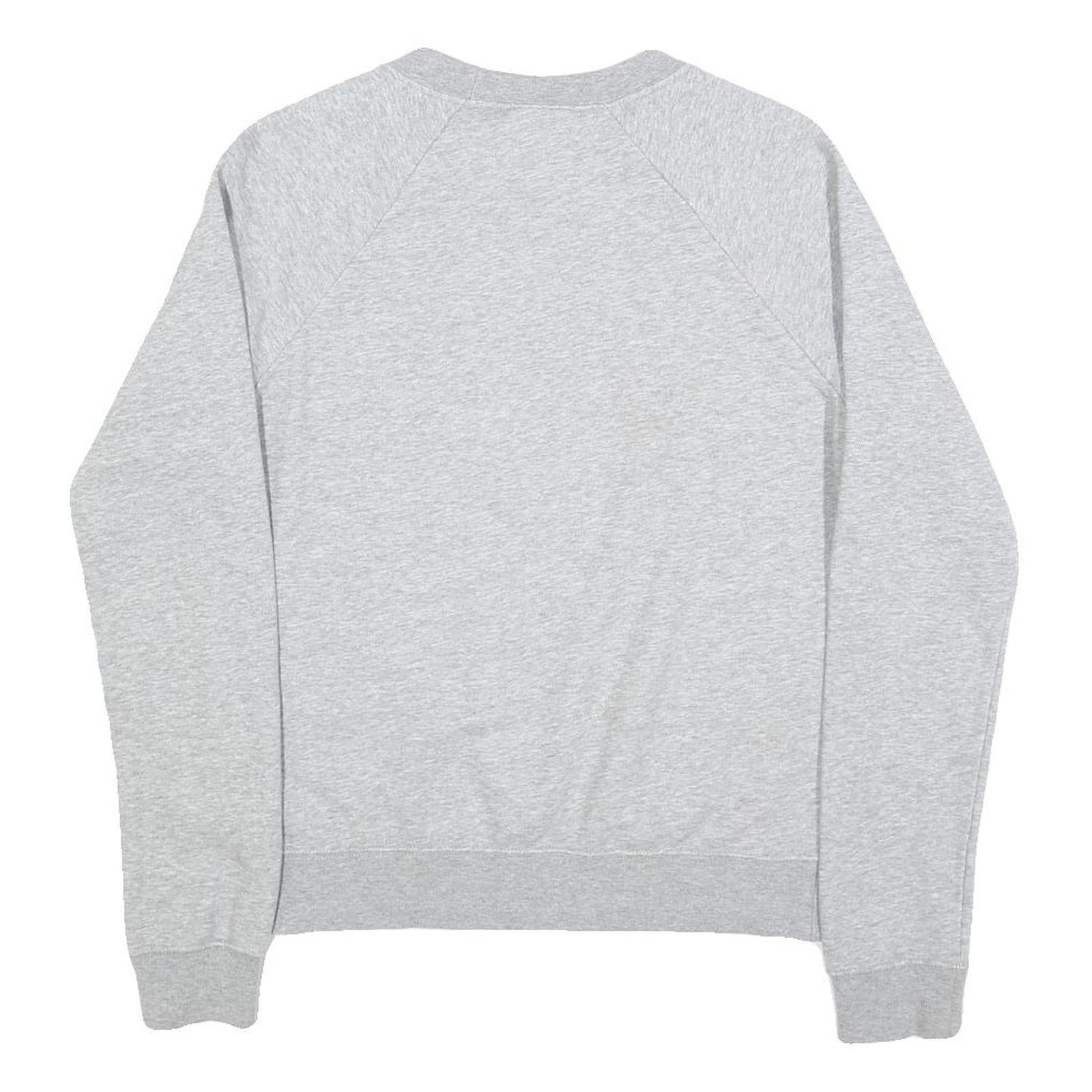 NIKE Mens Grey Crew Neck Sweatshirt XS Cotton Blend Sports Casual