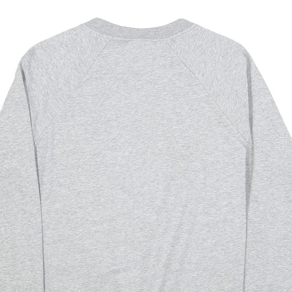 NIKE Mens Grey Crew Neck Sweatshirt XS Cotton Blend Sports Casual