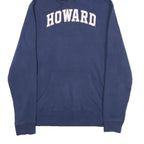 FANATICS Mens Navy Blue Hoodie L Howard Printed Cotton Pullover Sweatshirt
