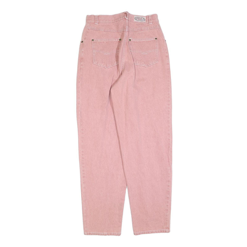 ACKERMANN Womens Pink Regular Fit Straight Denim Jeans Cotton W30 L32 Casual
