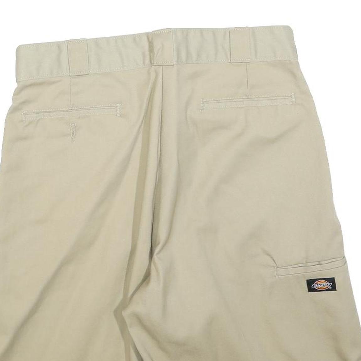 DICKIES Mens Shorts Beige Casual Cotton Blend M W33 Loose Fit Workwear