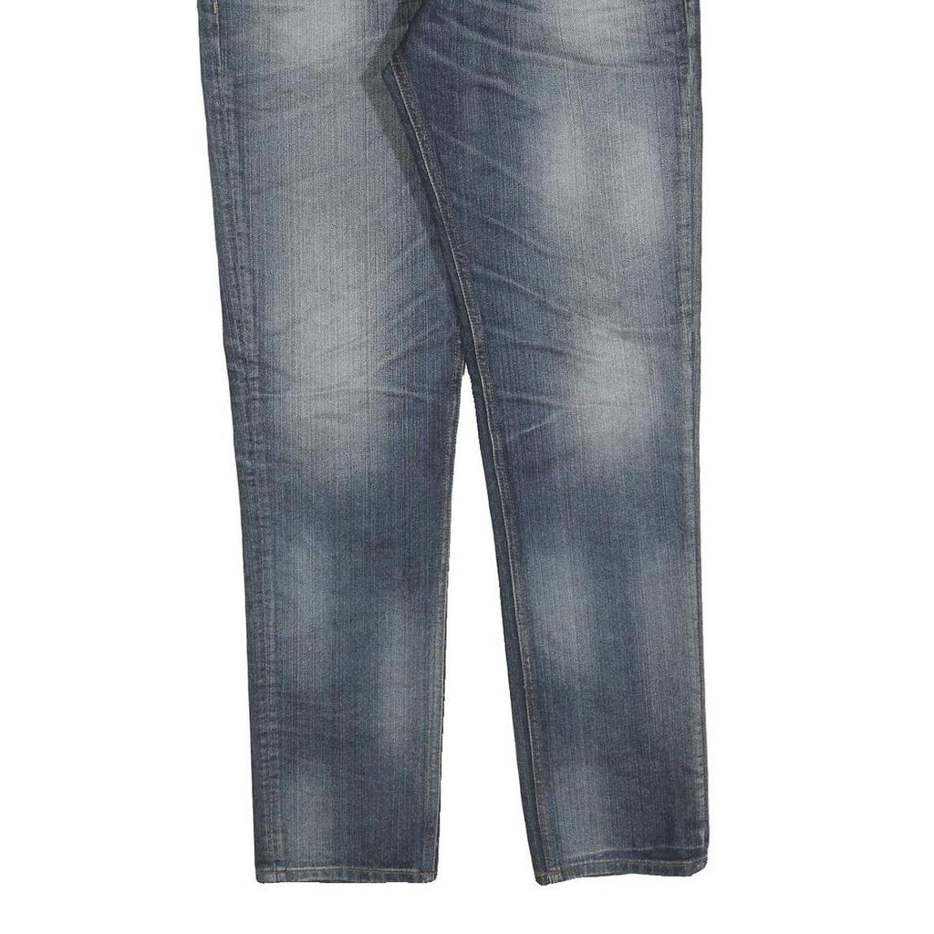 GUESS Mens Regular Fit Blue Denim Jeans W31 L31 Classic Zip Cotton Blend
