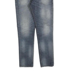 GUESS Mens Regular Fit Blue Denim Jeans W31 L31 Classic Zip Cotton Blend