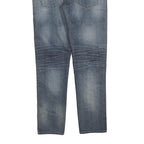 GUESS Mens Regular Fit Blue Denim Jeans W31 L31 Classic Zip Cotton Blend