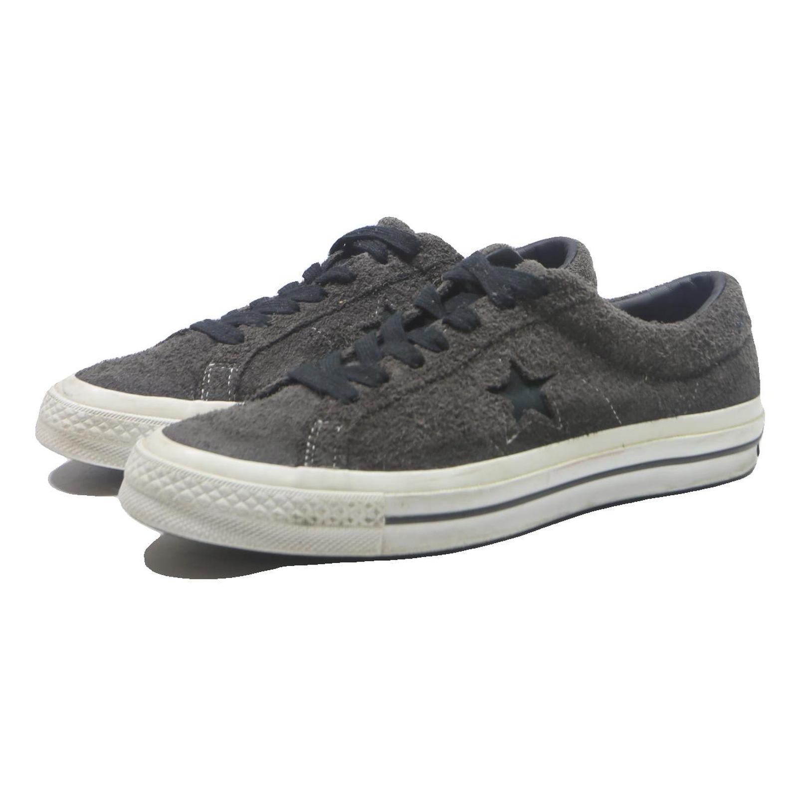 CONVERSE One Star Womens Low Top Trainers Canvas UK 7.5 Grey Casual Footwear