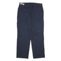 DICKIES Mens Cotton Navy Regular Straight Trousers W34 L31 Workwear Zip