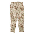 Womens Cotton Blend Beige Digital Camouflage Relaxed Cargo Trousers W30 L30