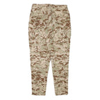 Womens Cotton Blend Beige Digital Camouflage Relaxed Cargo Trousers W30 L30