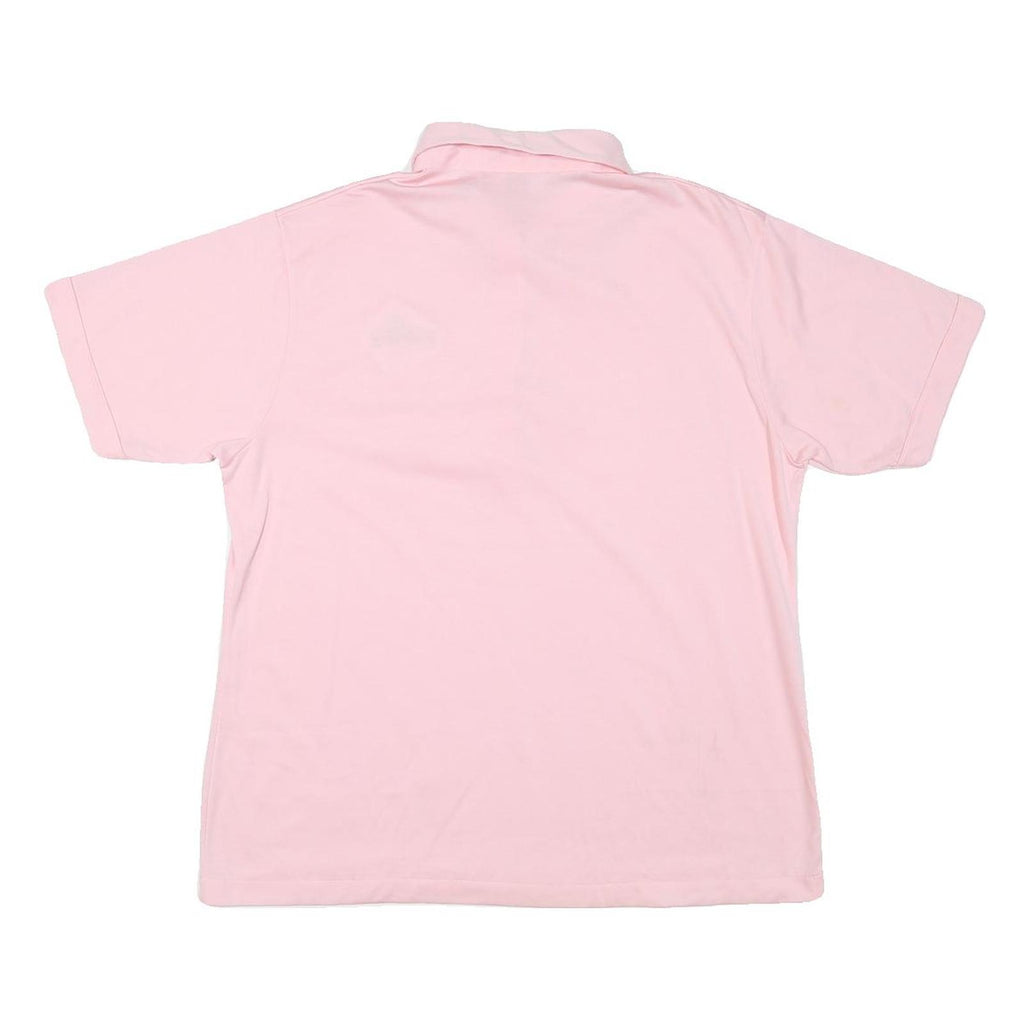 BOARDWALK Womens Pink Short Sleeve Plain 2XL Cotton Blend Polo Shirt Make A Wish