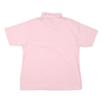 BOARDWALK Womens Pink Short Sleeve Plain 2XL Cotton Blend Polo Shirt Make A Wish