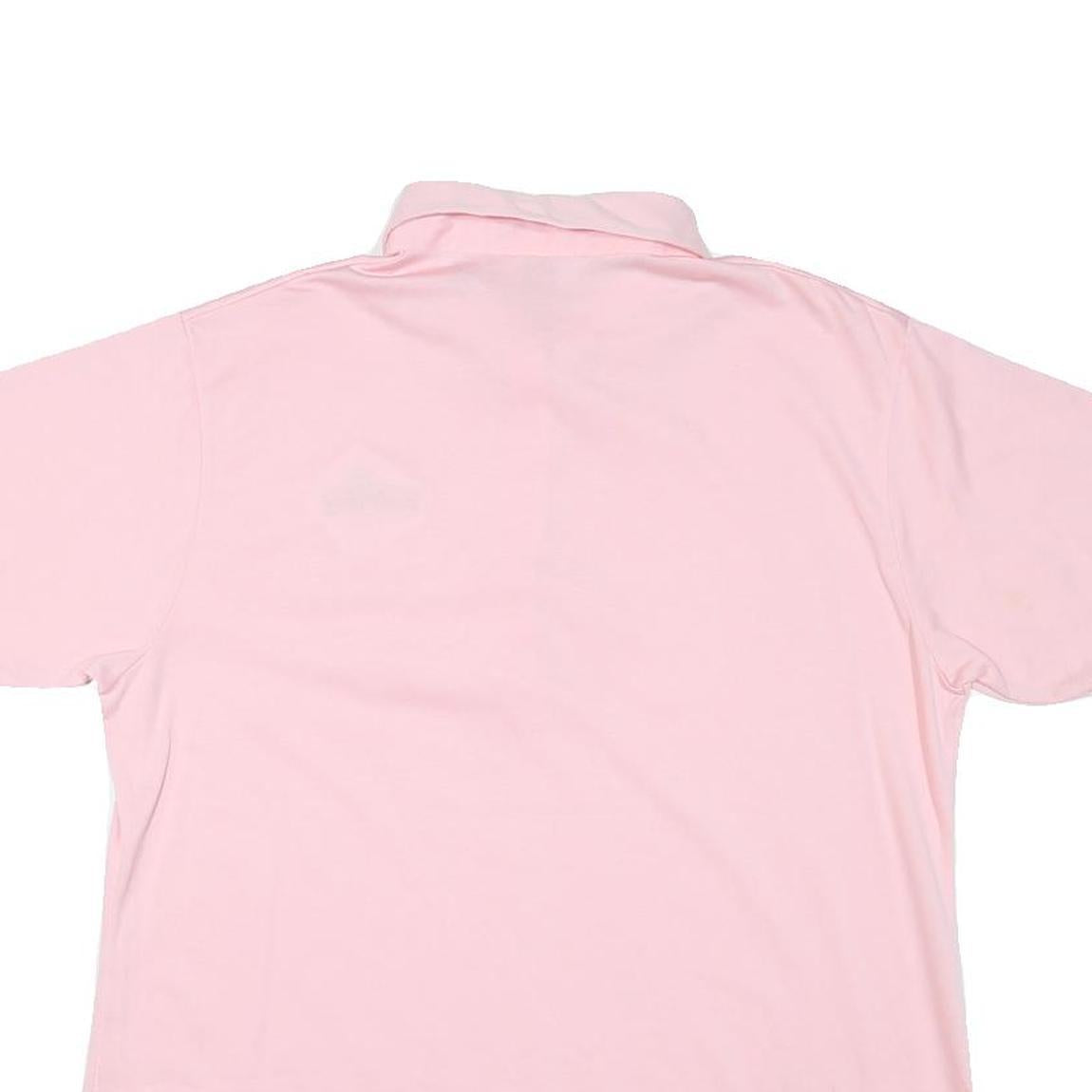 BOARDWALK Womens Pink Short Sleeve Plain 2XL Cotton Blend Polo Shirt Make A Wish