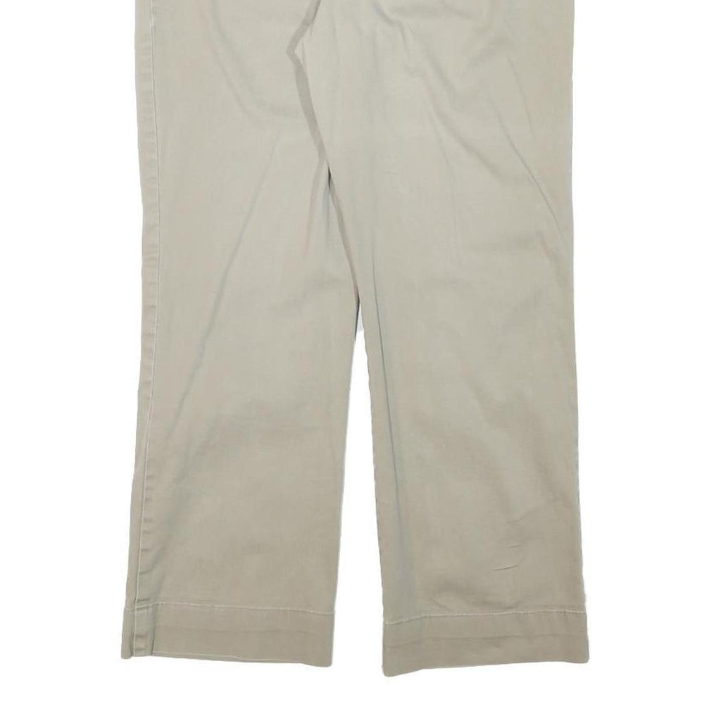 DICKIES Womens Regular Fit Beige Cotton Blend Trousers W30 L25 Casual Workwear