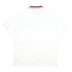 CHAMPION Mens White & Pink Polo Shirt 3XL Cotton Blend Casual Sportswear