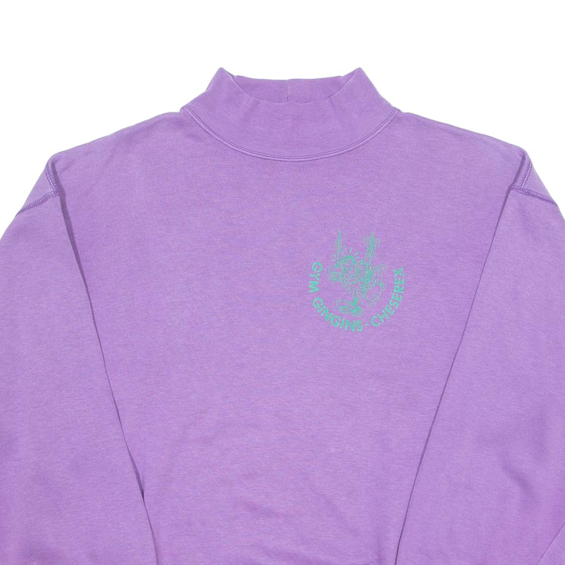 IPSO Gym Womens Sweatshirt Purple High Neck ONE SIZE