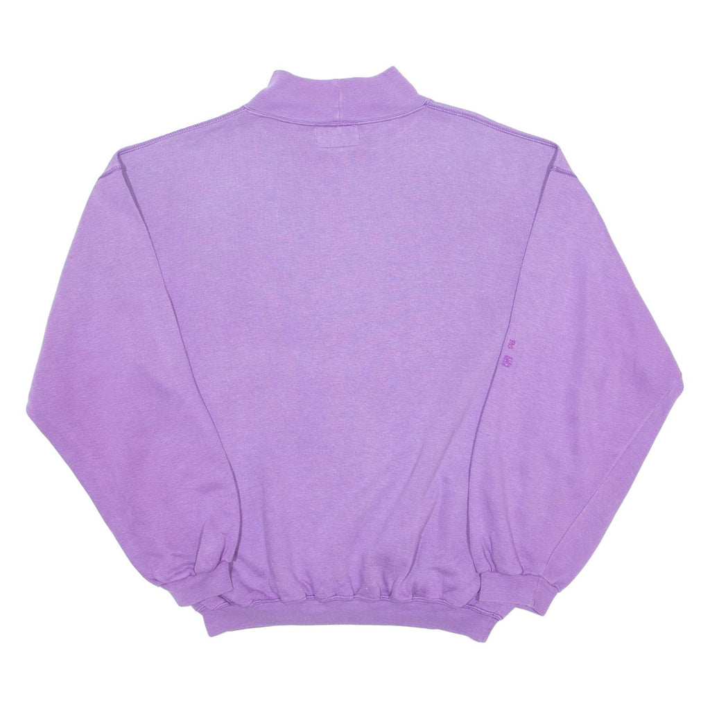 IPSO Gym Womens Sweatshirt Purple High Neck ONE SIZE