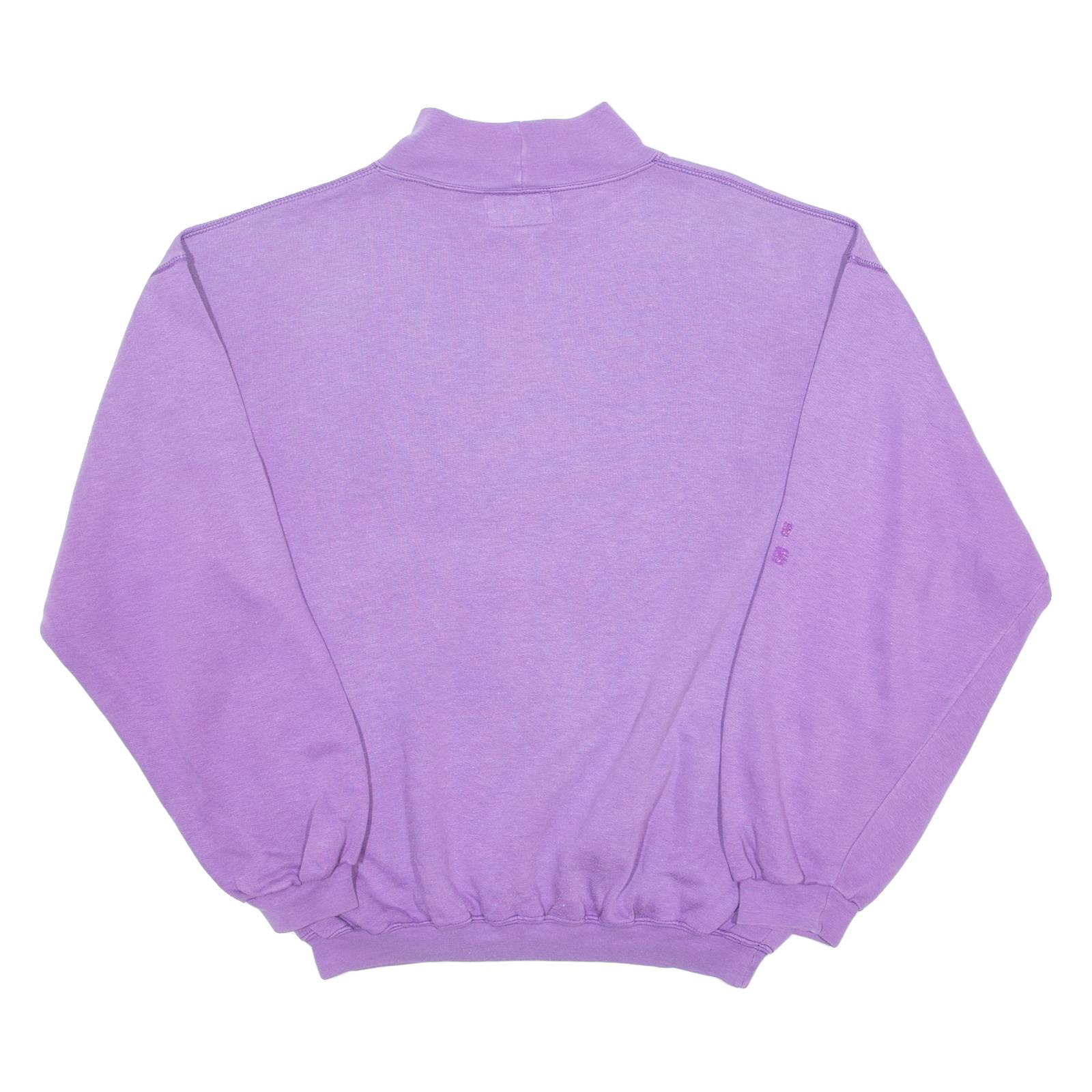 IPSO Gym Womens Sweatshirt Purple High Neck ONE SIZE
