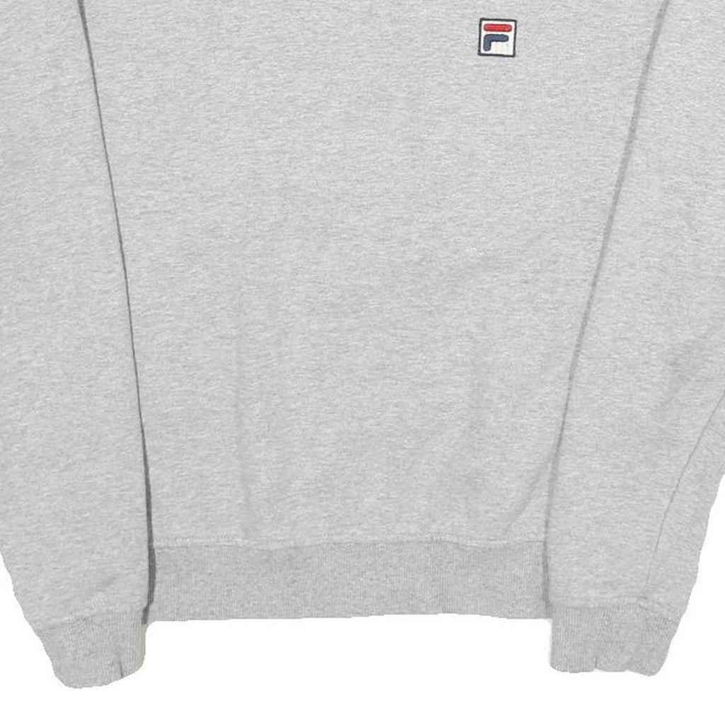 FILA Womens Grey Crew Neck Sweatshirt M Casual Cotton Blend Pullover
