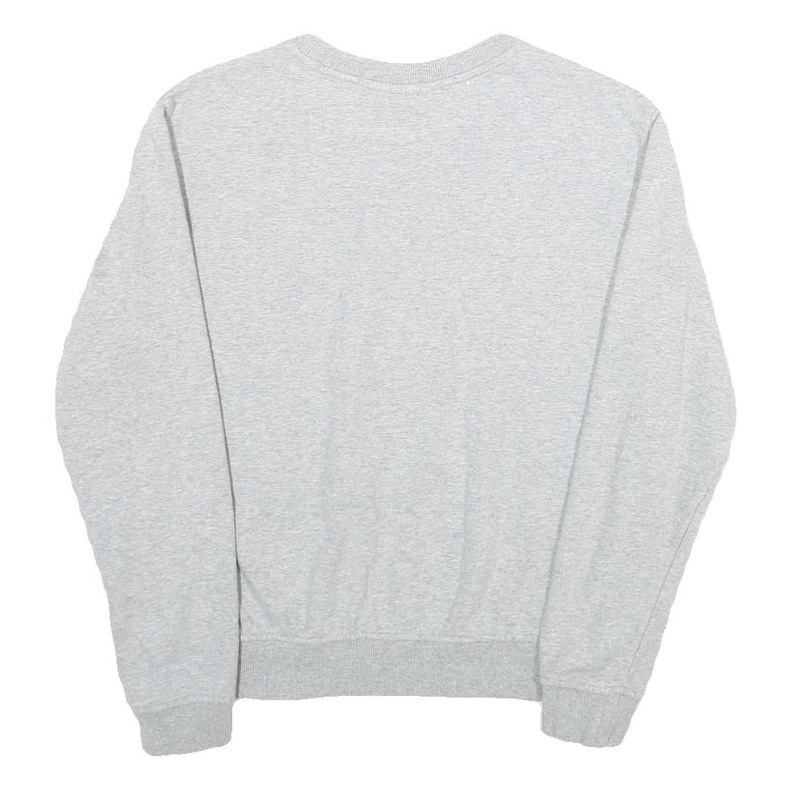 FILA Womens Grey Crew Neck Sweatshirt M Casual Cotton Blend Pullover