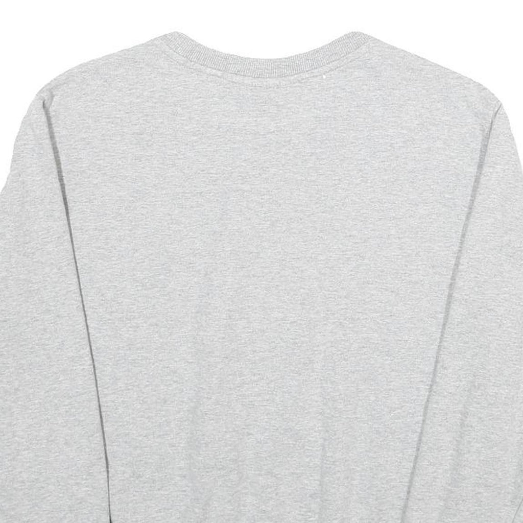 FILA Womens Grey Crew Neck Sweatshirt M Casual Cotton Blend Pullover