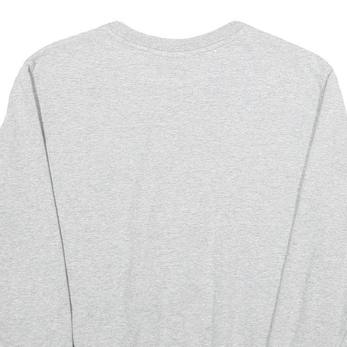 FILA Womens Grey Crew Neck Sweatshirt M Casual Cotton Blend Pullover