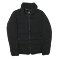ZARA WOMAN Womens Black Outdoor Jacket M Polyester Blend Woven Plain Zip