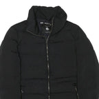 ZARA WOMAN Womens Black Outdoor Jacket M Polyester Blend Woven Plain Zip