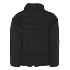 ZARA WOMAN Womens Black Outdoor Jacket M Polyester Blend Woven Plain Zip