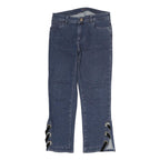 TRUSCARDI JEANS Womens Jeans Blue Regular Bootcut Denim Medium W28 L24 Eyelet