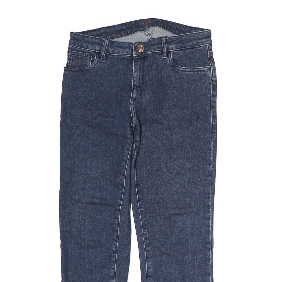 TRUSCARDI JEANS Womens Jeans Blue Regular Bootcut Denim Medium W28 L24 Eyelet
