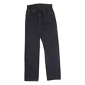 LEVI'S Mens Jeans Black Regular Straight Denim W26 L27 Classic Button Fly