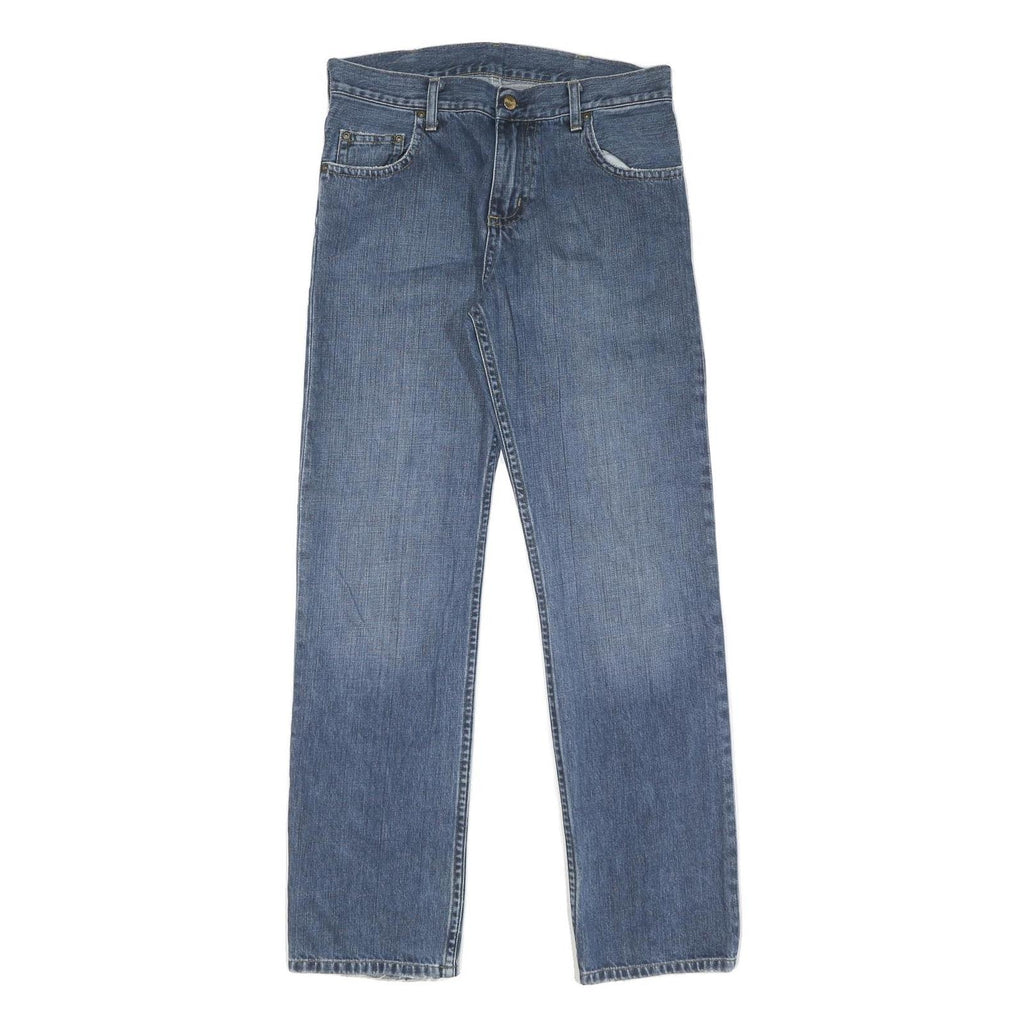 CARHARTT Mens Jeans Blue Regular Straight Denim Medium W31 L34 Workwear