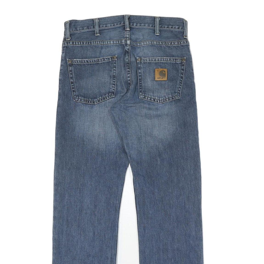 CARHARTT Mens Jeans Blue Regular Straight Denim Medium W31 L34 Workwear