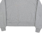 NIKE Womens Grey Crew Neck XS Cotton Blend Pullover Sweatshirt Casual