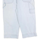 BILLBLASS Womens Shorts Blue Casual Capri L W36 Cotton Blend Comfortable