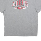 NFL Mens Grey San Francisco 49ers Graphic T-Shirt XL Short Sleeve Crew Neck