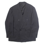 Mens Blazer Jacket Black L
