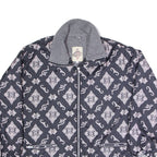 SPEEDWAY Womens Coat Black Crazy Pattern S