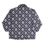 SPEEDWAY Womens Coat Black Crazy Pattern S