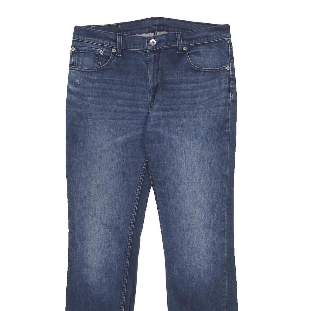 LEVI'S 511 Mens Slim Jeans Blue Denim W34 L32 Classic Cotton Blend Zip