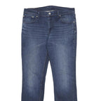 LEVI'S 511 Mens Slim Jeans Blue Denim W34 L32 Classic Cotton Blend Zip