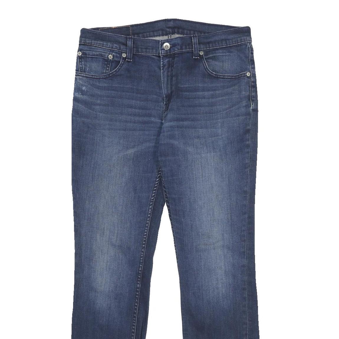 LEVI'S 511 Mens Slim Jeans Blue Denim W34 L32 Classic Cotton Blend Zip