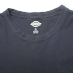 DICKIES Mens Navy Blue Plain Pocket T-Shirt XL Short Sleeve Crew Neck Casual